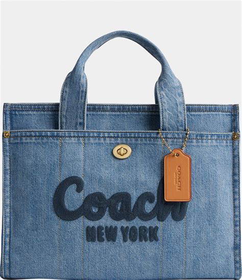 dillard's coach bags|dillard's coach denim blue bag.